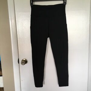 DYCE Active Black High-Waisted Leggings SZ M